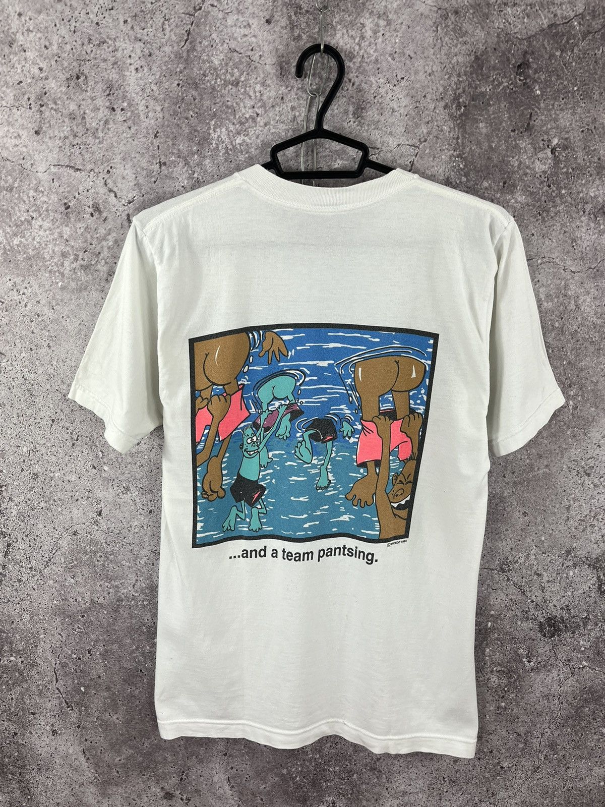 Speedo Speedo 1993 T-Shirt Crazy Big Logo Surf Style Vintage Size S Size US S / EU 44-46 / 1 - 7 Thumbnail