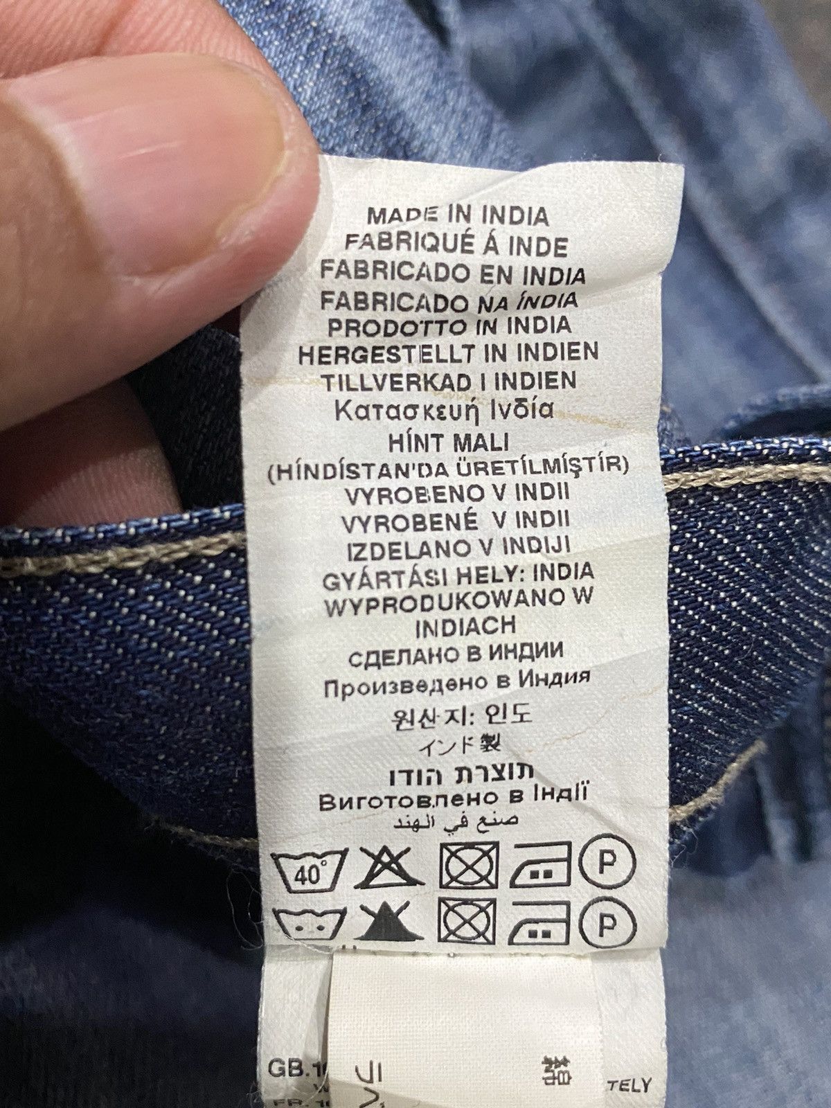 G-Star G-Srar Raw Indigo Blue Jeans Diatressed W30” Size US 30 / EU 46 - 12 Thumbnail