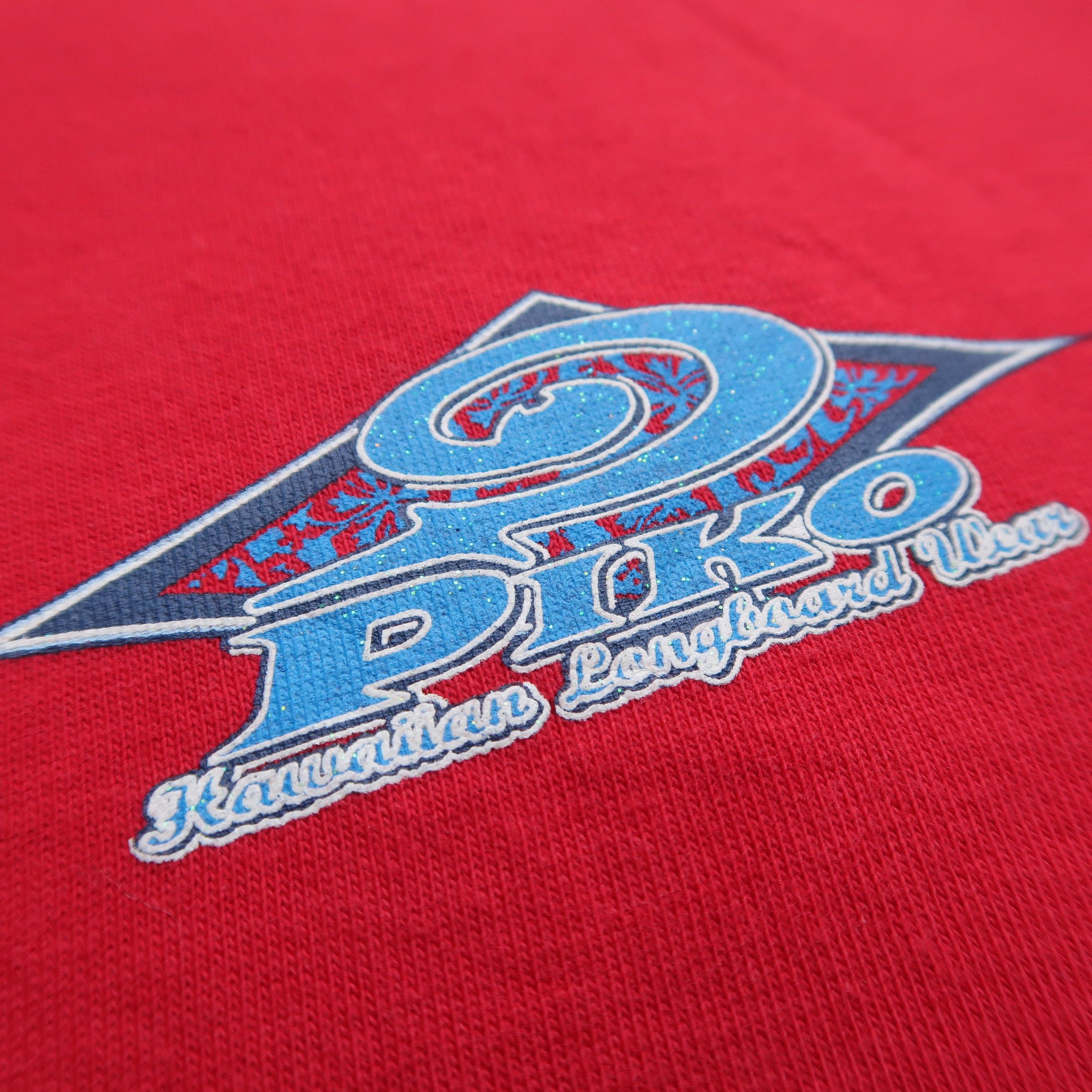 Japanese Brand 2000s Sun Surf by Piko Surf Red White T-Shirt Size US M / EU 48-50 / 2 - 7 Thumbnail