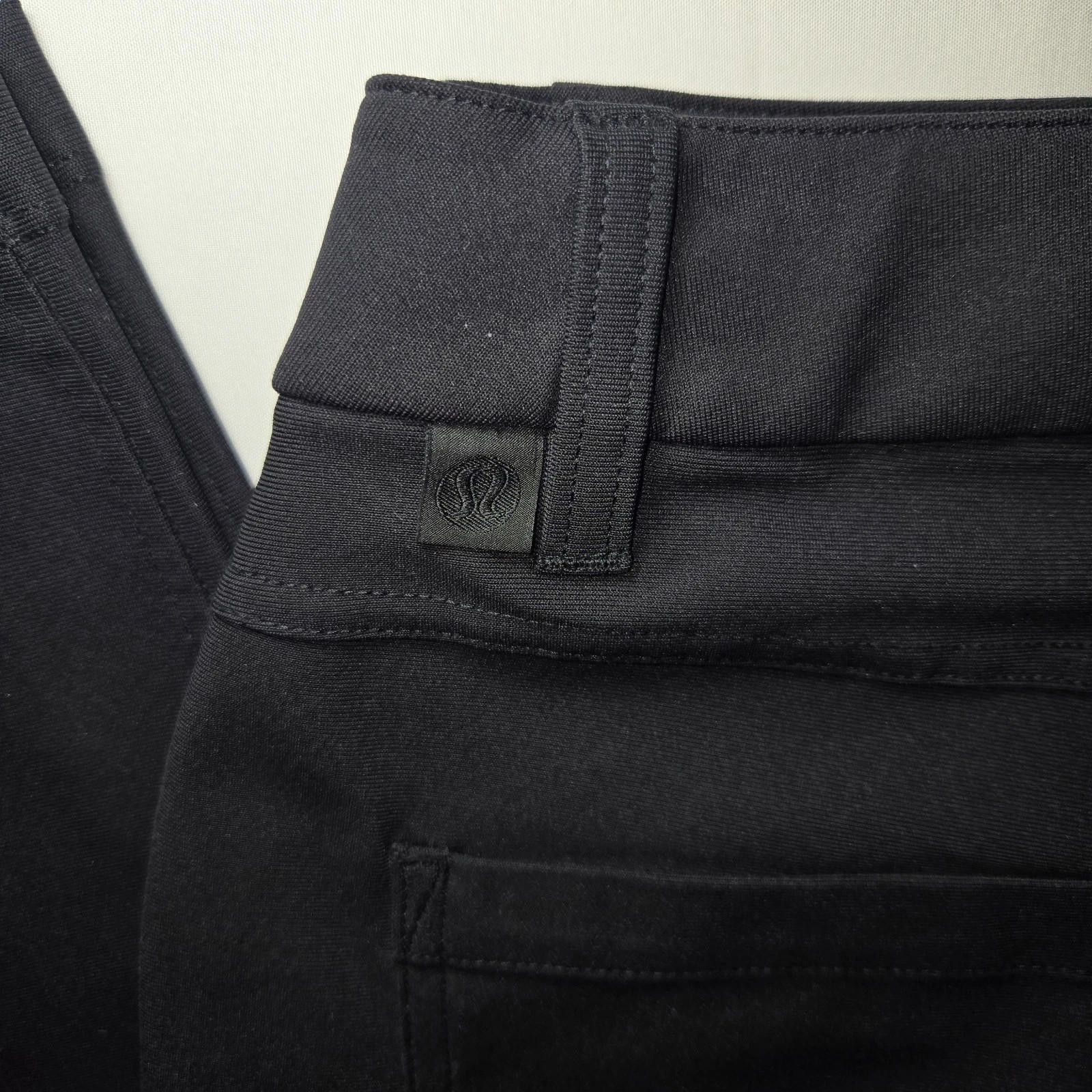 Lululemon Lululemon ABC Slim Fit Warpstreme Pants 31 Black LM5ALWS Size US 31 - 4 Thumbnail