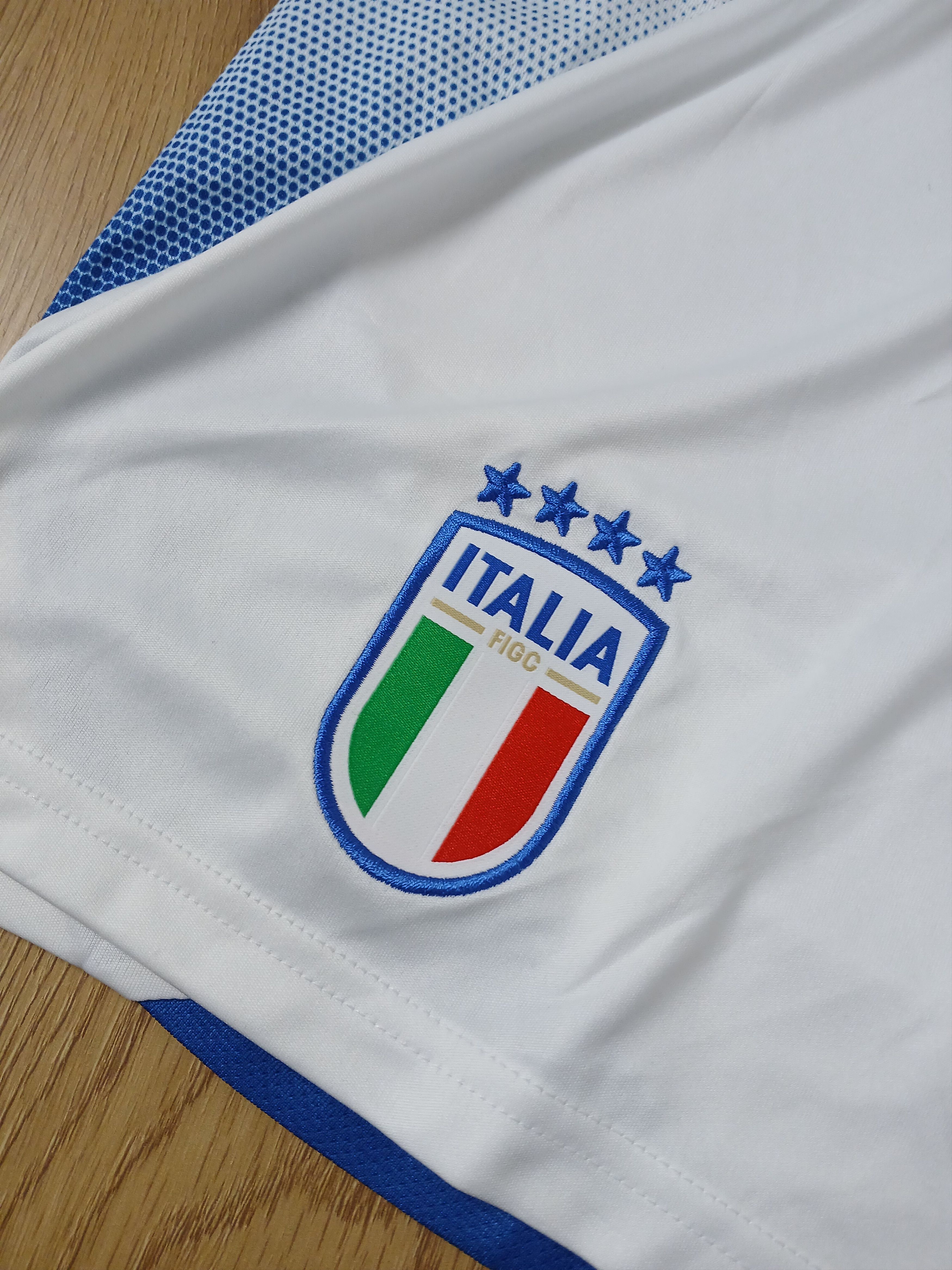 Adidas New KIDS Italy National Team Football Shorts Size US 26 / EU 42 - 3 Thumbnail