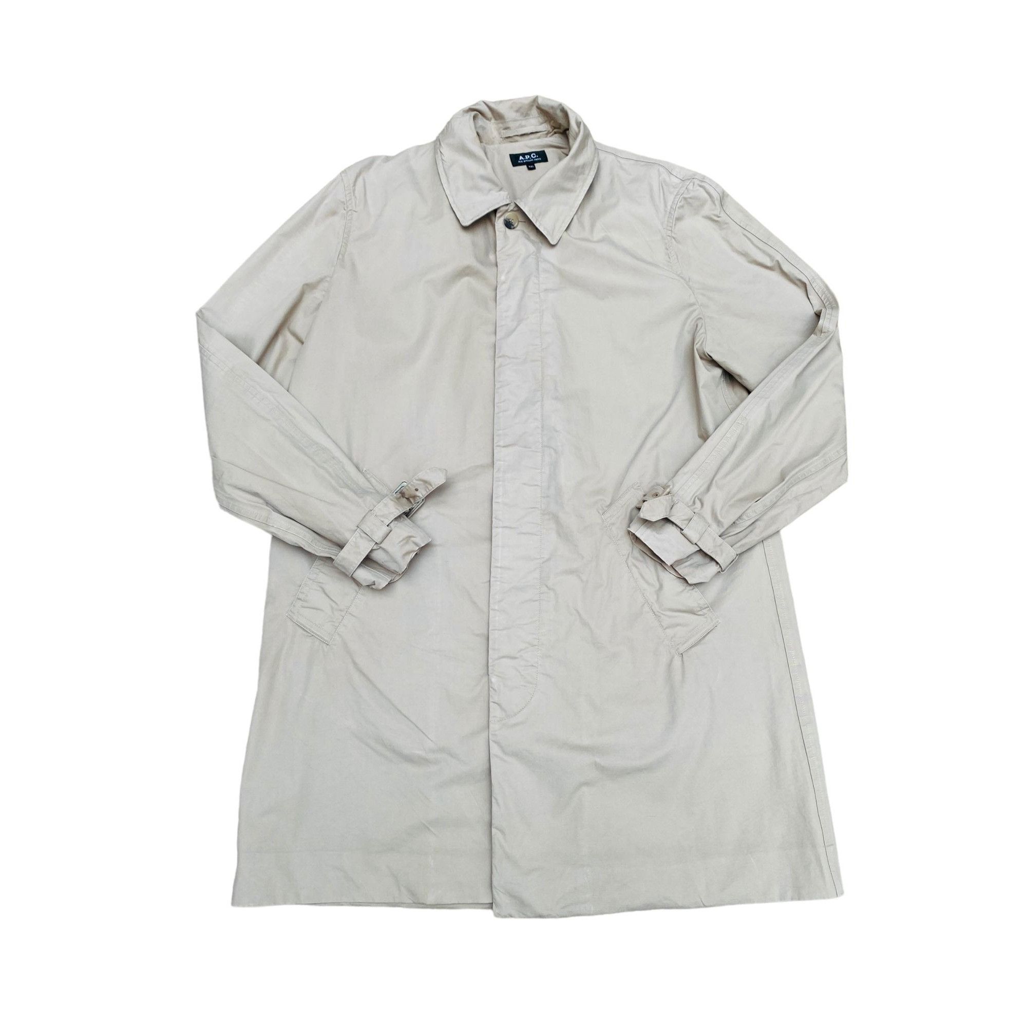 A.P.C. A.P.C. Beige Coat Size XXL fits L to XL APC Size US XXL / EU 58 / 5 - 1 Thumbnail