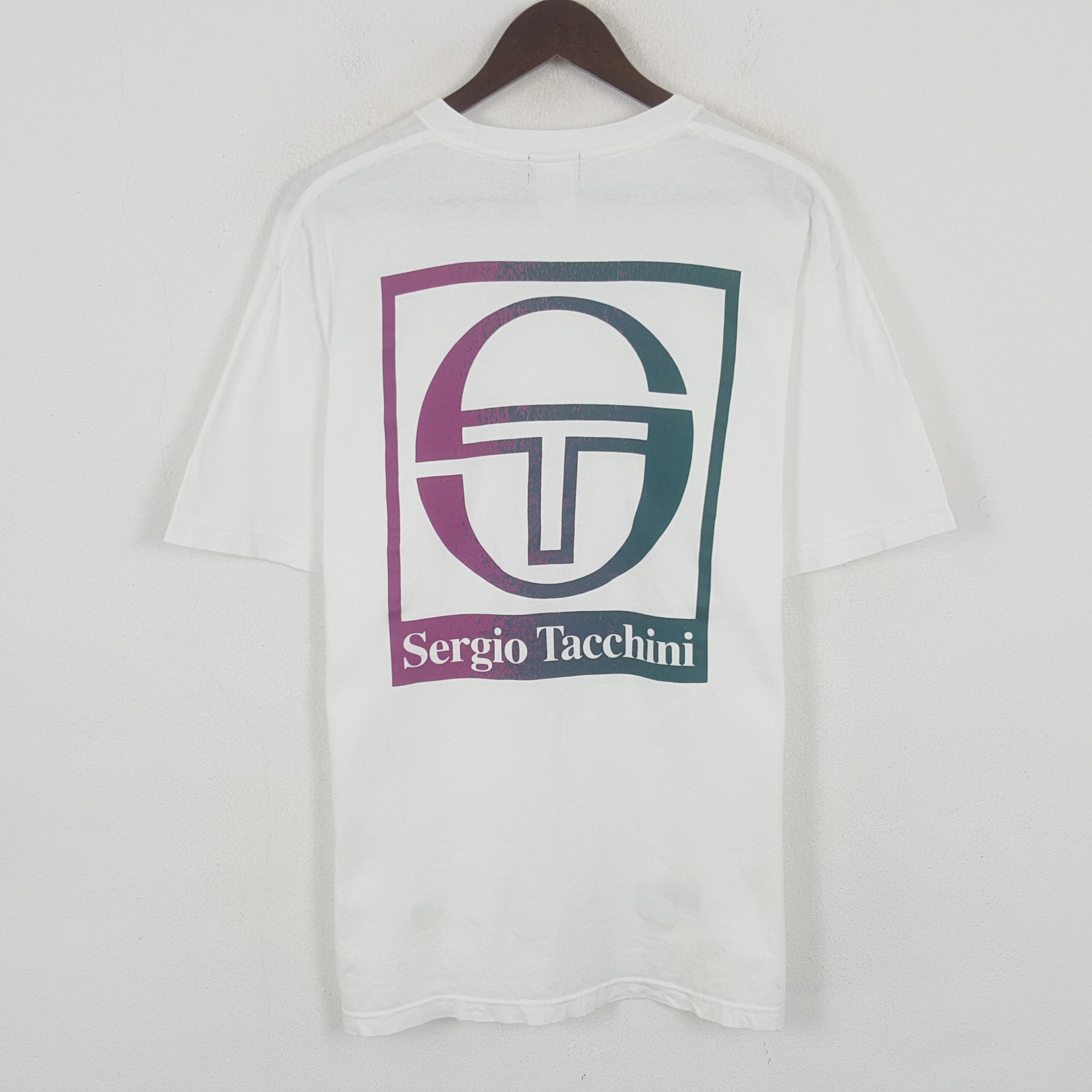 Sergio Tacchini Vintage Beams x Sergio Tacchini Tshirt Size US L / EU 52-54 / 3 - 1 Thumbnail
