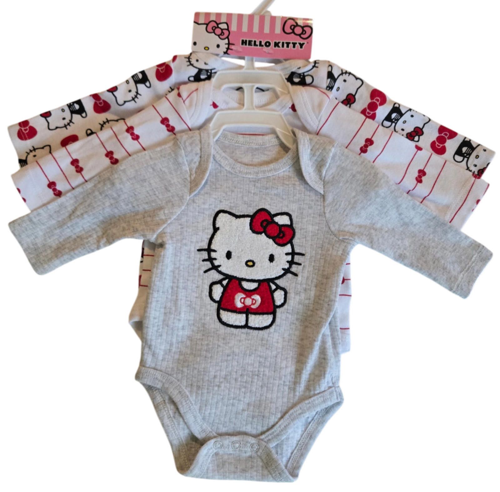 Other Hello Kitty Romper Set Baby Girl Bodysuits Newborn 0-3M NWT Size ONE SIZE - 1 Thumbnail
