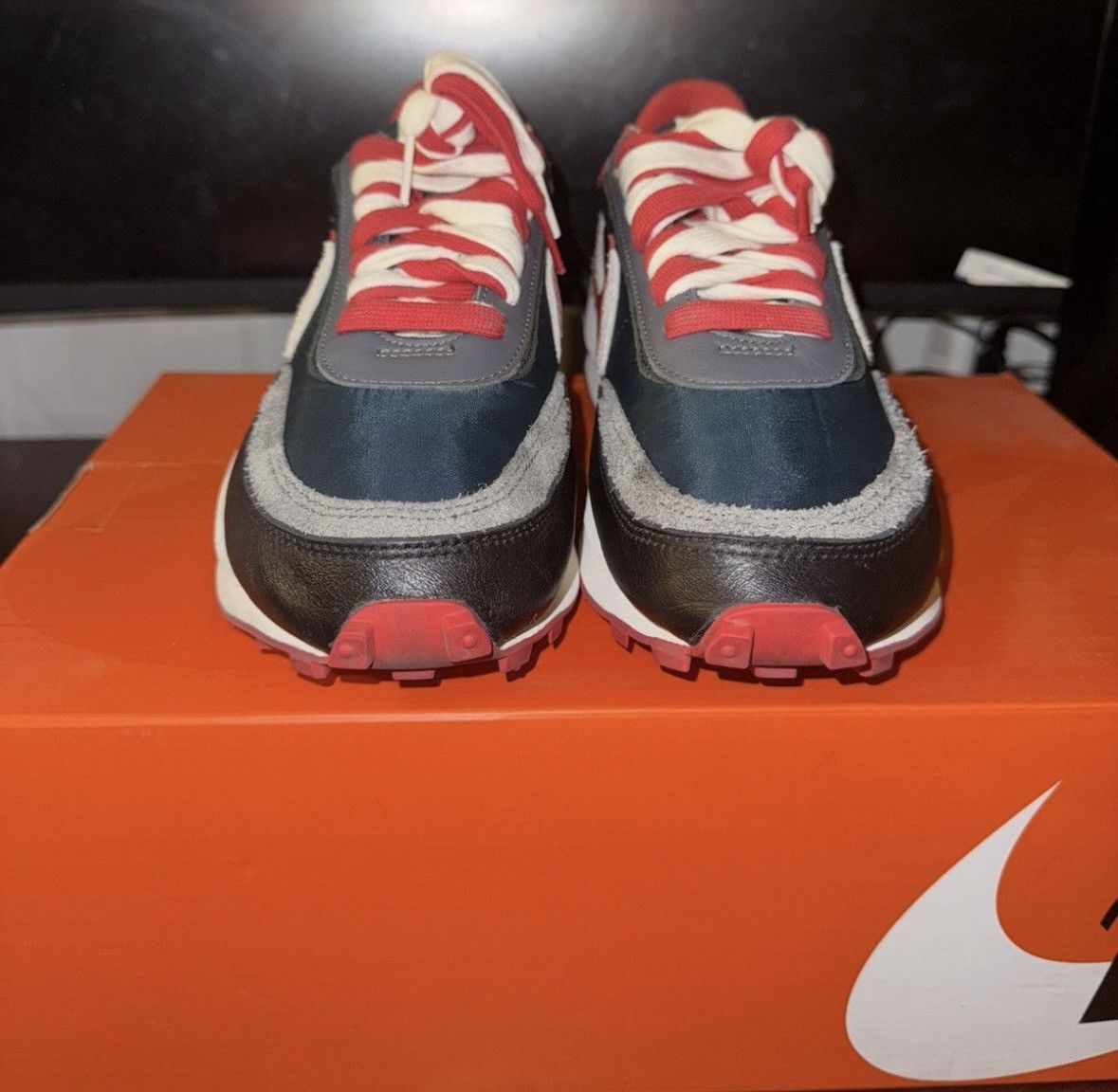 Nike × Sacai × Undercover Nike Sacai Undercover Ld Waffle Midnight Spruce size 10.5 Size US 10.5 / EU 43-44 - 2 Thumbnail