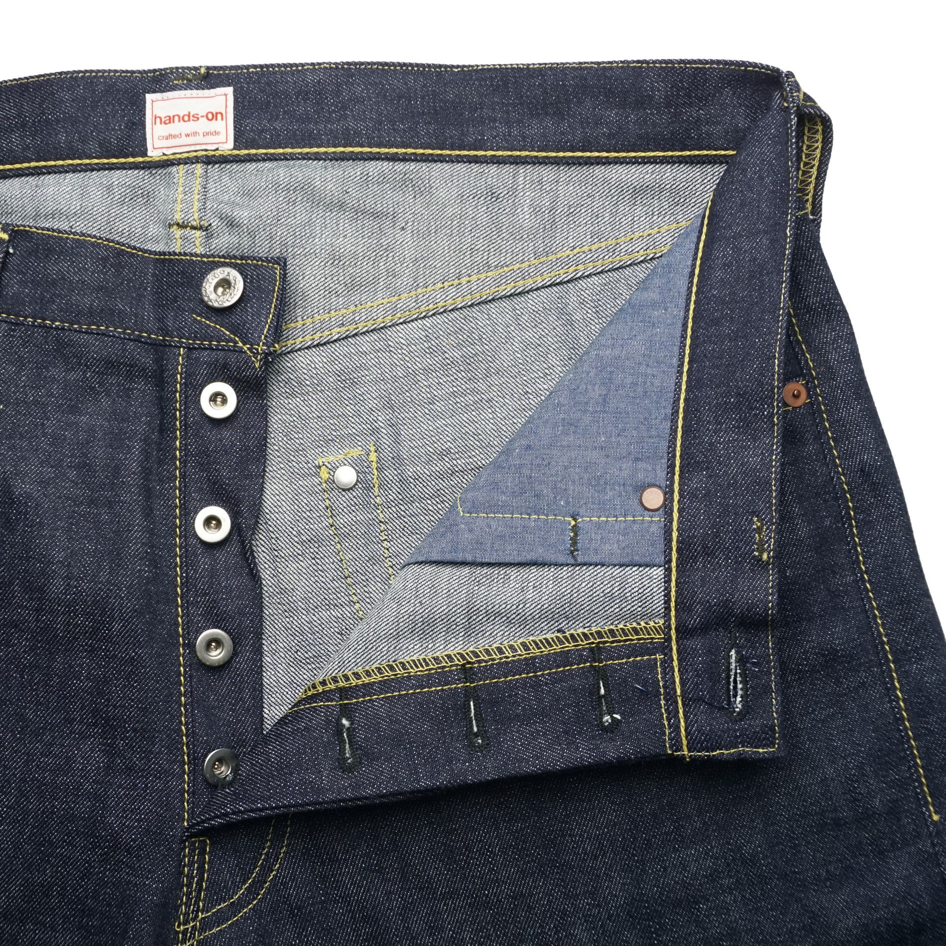 Japanese Brand HANDS-ON S76 W36 x L36 1966-type Hand-crafted Selvedge Jeans Size US 36 / EU 52 - 6 Thumbnail