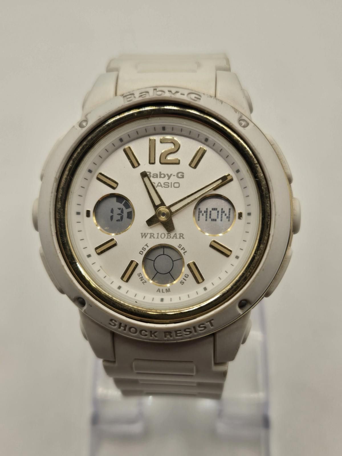 Casio Baby-G Bga-151 Digital-Analog Ladies' Watch in White, Women's