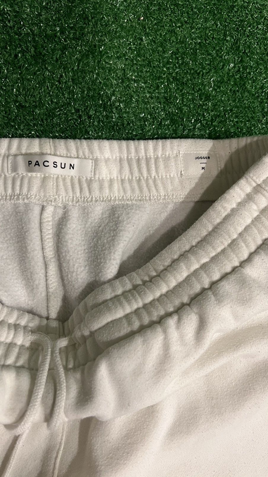 Pacsun Pacsun White Jogger Sweatpants Size US 32 / EU 48 - 3 Thumbnail