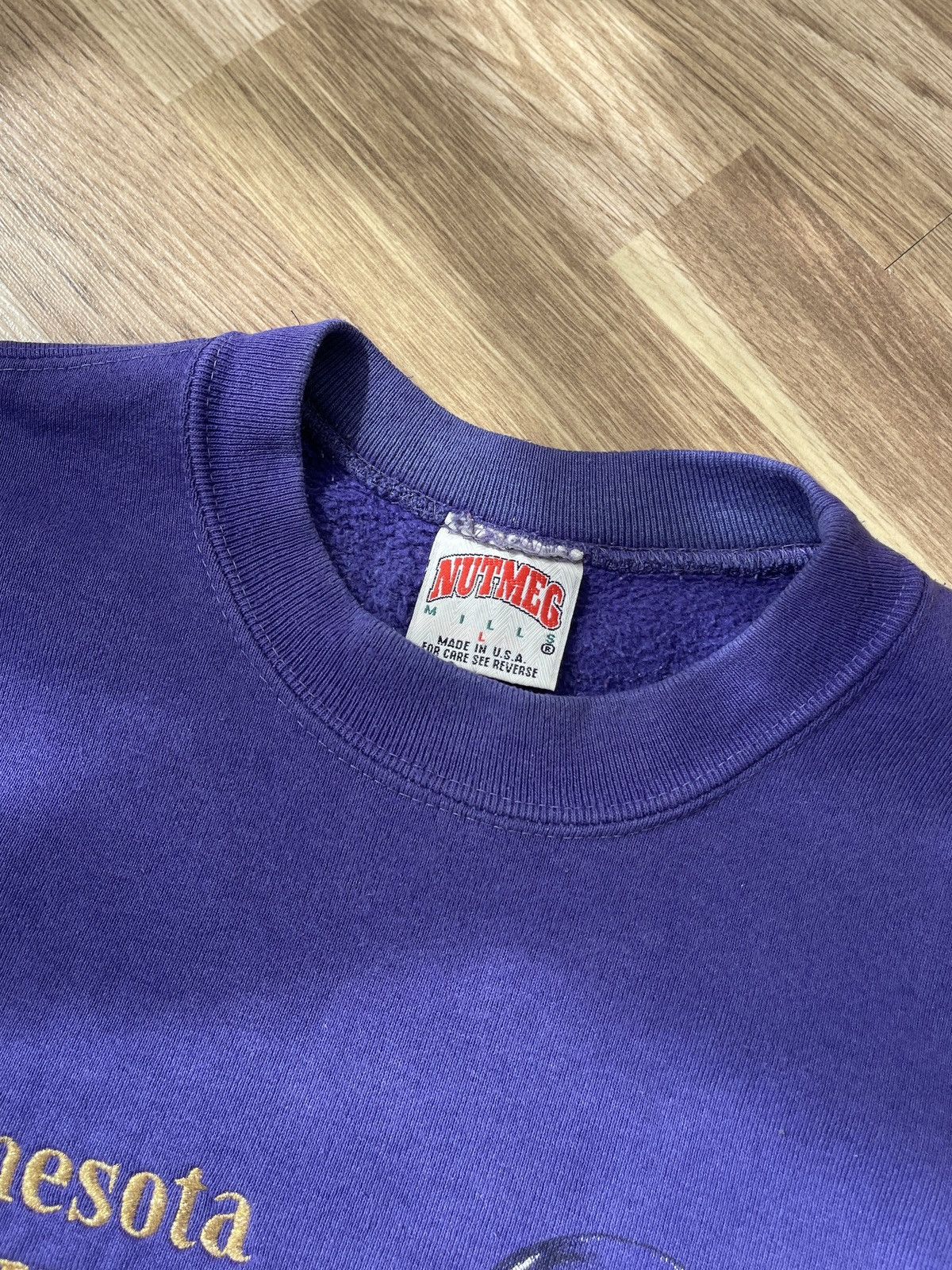Nutmeg Vintage Minnesota Vikings NFL Nutmeg Purple Sweatshirt M/L Size US M / EU 48-50 / 2 - 7 Thumbnail