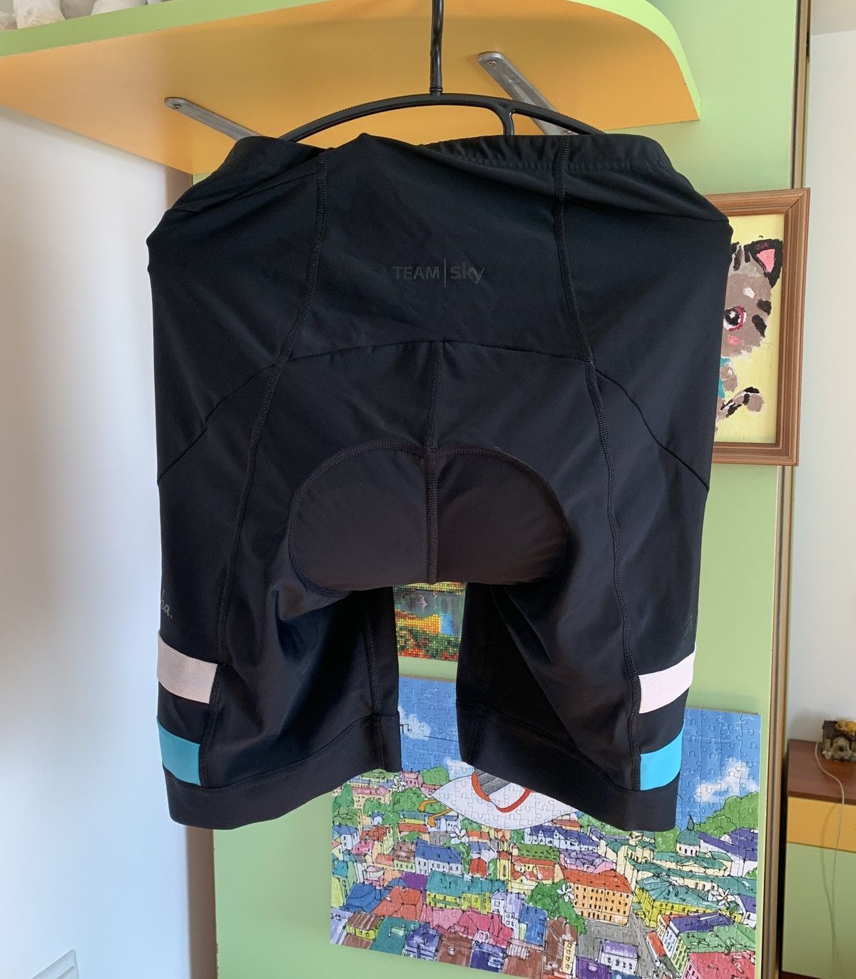Rapha Rapha Team Sky Women’s Cycling Shorts XL Size 28" / US 6 / IT 42 - 2 Thumbnail