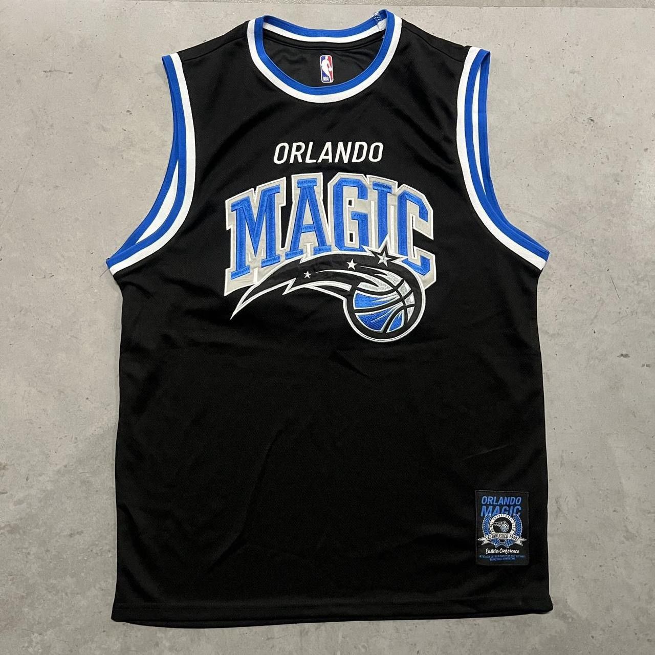 ウェア 2000's NBA Orlando Magic game shirt y2k Vintage Orlando Magic Shirt Sz Large NBA Y2K Blue Basketball