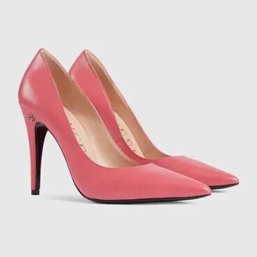 Gucci o1s1wg110225 Women's High Heel Pump in Pink Size US 10 / IT 40 - 2 Thumbnail