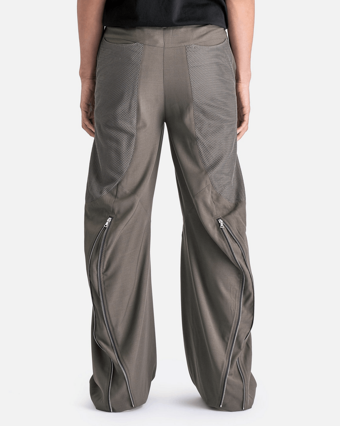 CMMAWEAR CMMAWEAR Articulated Back Zip Pants in Grey Size US 32 / EU 48 - 2 Thumbnail
