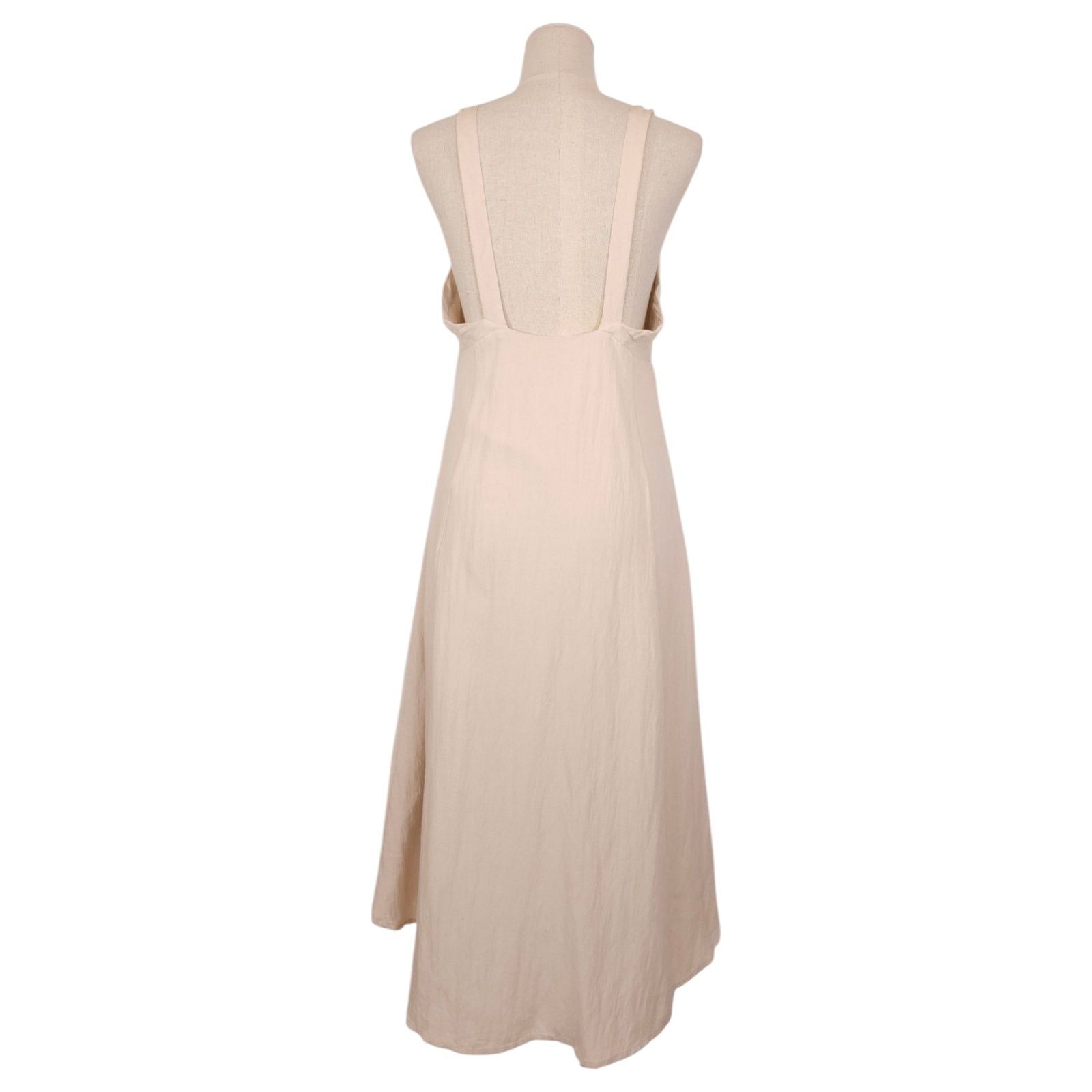 ASTR The Label ASTR The Label Tie Front Midi Dress Natural Sz Medium Size M / US 6-8 / IT 42-44 - 3 Thumbnail