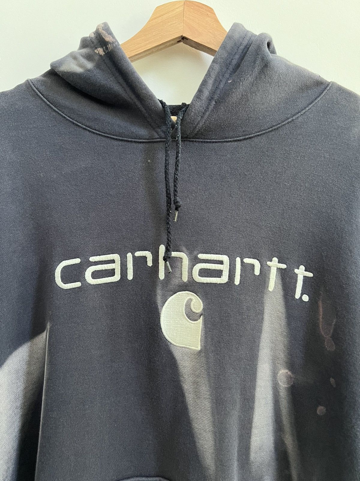 Carhartt Vintage Distressed Sunfaded Carhartt Swearshirt Size US L / EU 52-54 / 3 - 2 Thumbnail