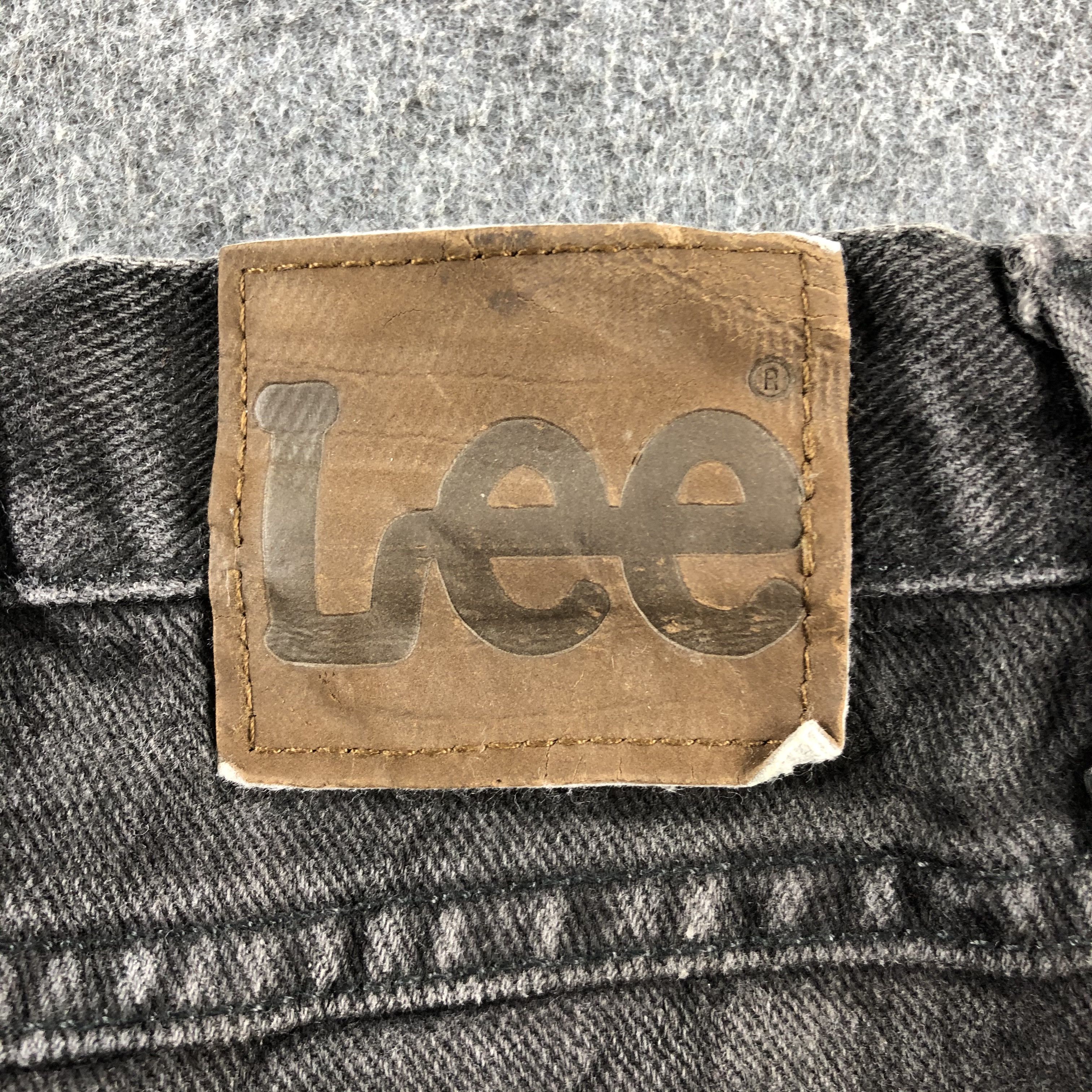 Lee × Vintage Vintage Faded Black Lee Jeans-J2583 Size US 37 - 5 Thumbnail