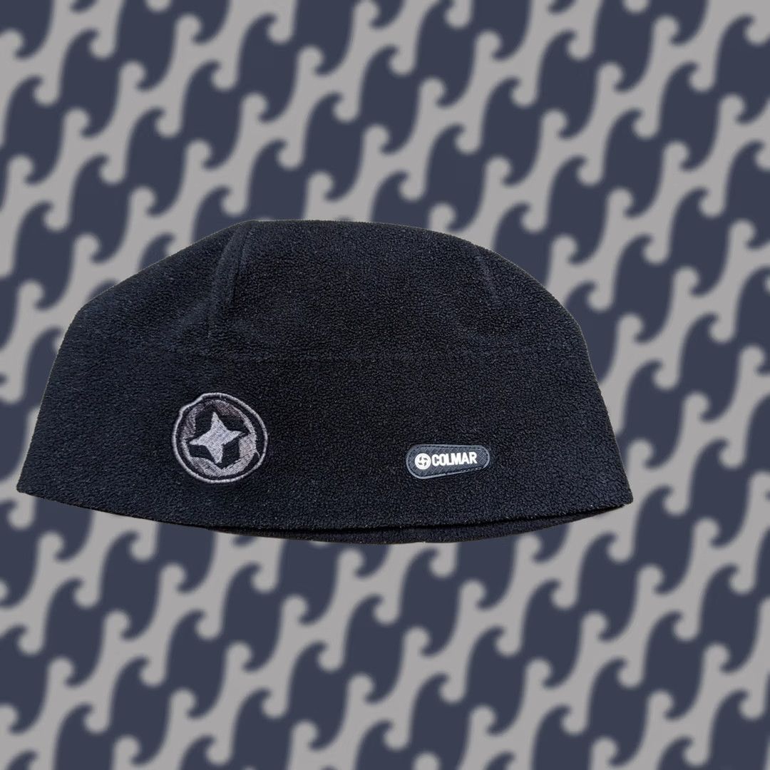 Colmar VINTAGE Colmar Beanie Hat Black M Fleece Lightweight Quick dry Striped Unisex Adults Mens Womens Size M / US 6-8 / IT 42-44 - 1 Thumbnail