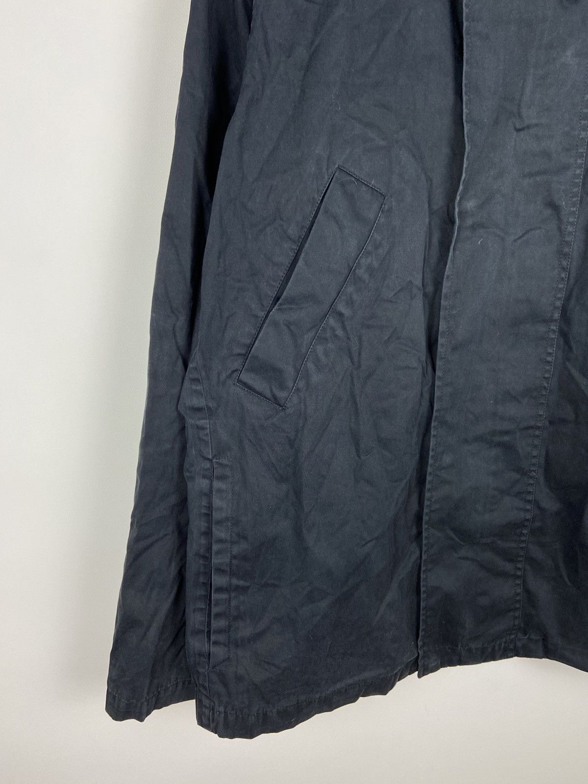 A.P.C. × Designer A.P.C. Navy Dark/Blue Faded Hooded Cliff Parka Mens Jacket Size US XXL / EU 58 / 5 - 5 Thumbnail