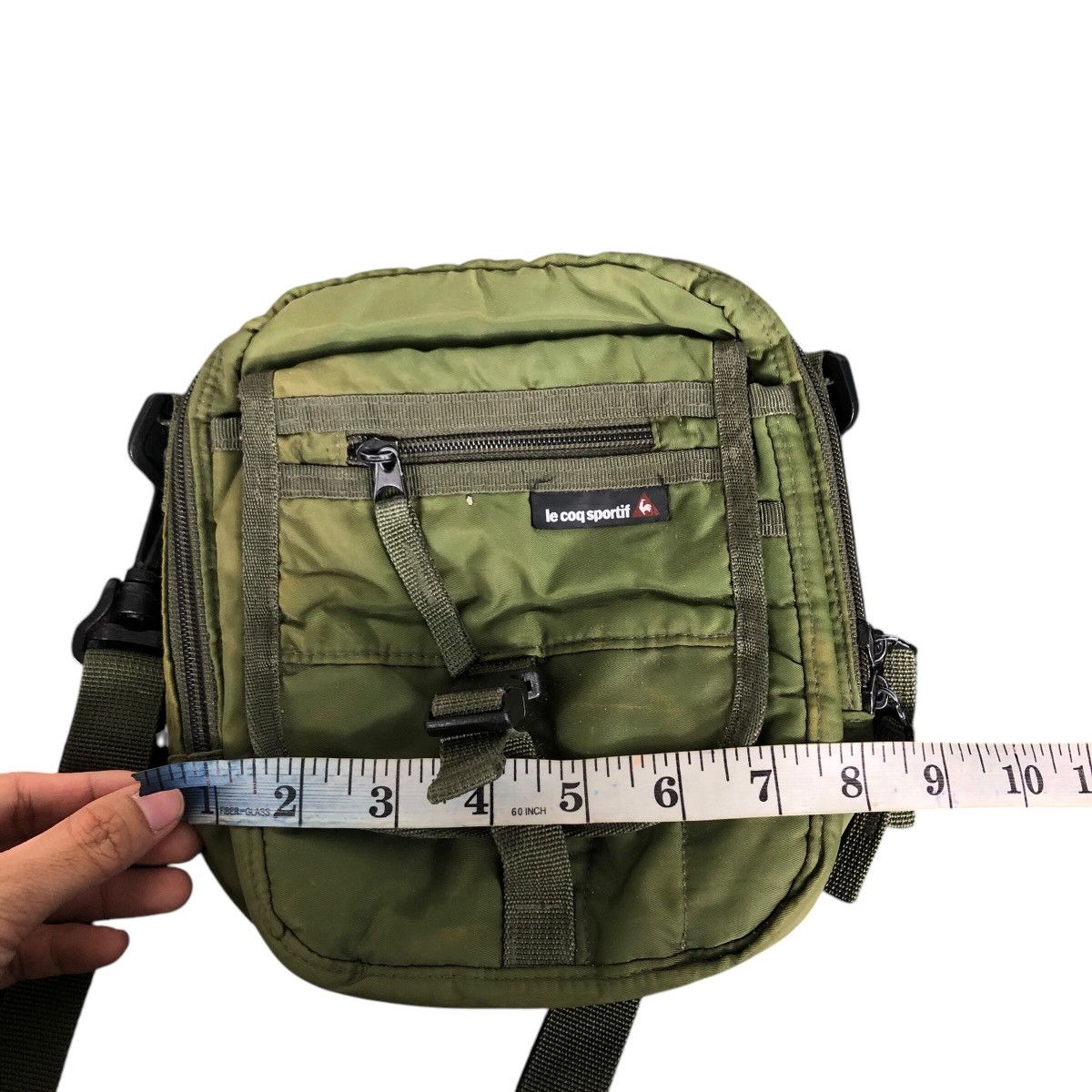 Japanese Brand 📌Vintage Sling Bag Le Coq Sportif Multi Pocket Size ONE SIZE - 18 Thumbnail