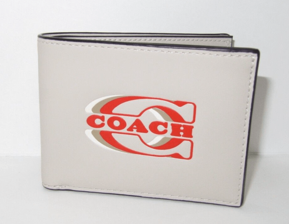 Coach Slim Billfold Wallet with Varsity Stripe - Multi - One Size