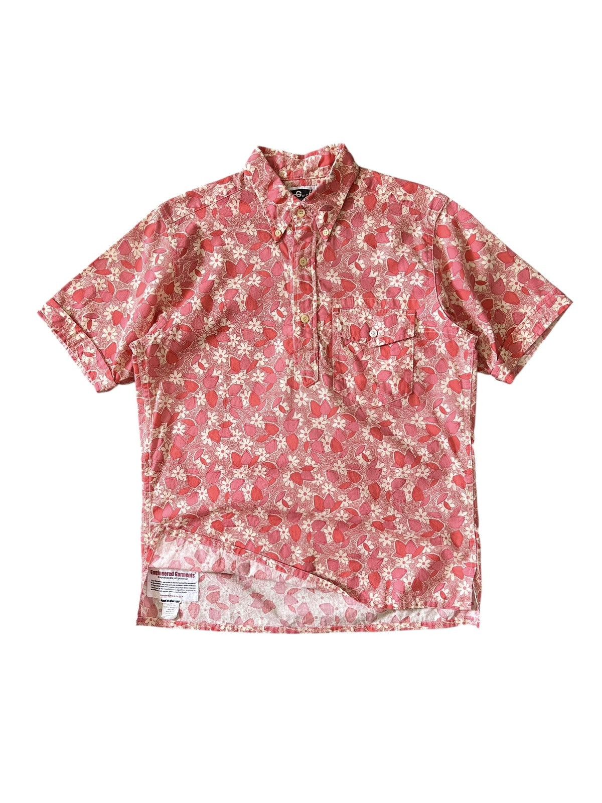 Engineered Garments Engineered Garments Floral Motif Popover Button Down Shirt Size US S / EU 44-46 / 1 - 1 Thumbnail
