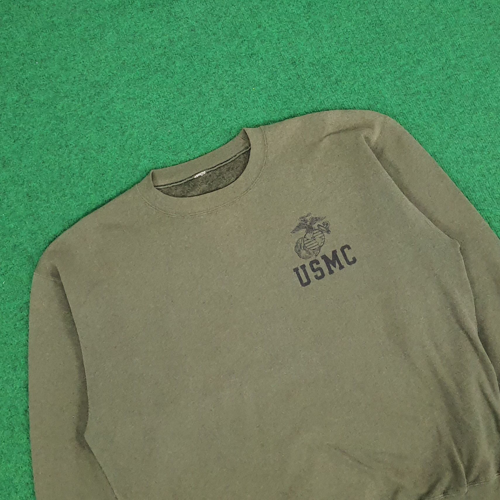 Other Vintage USMC Military Design Sweatshirt Size US L / EU 52-54 / 3 - 2 Thumbnail
