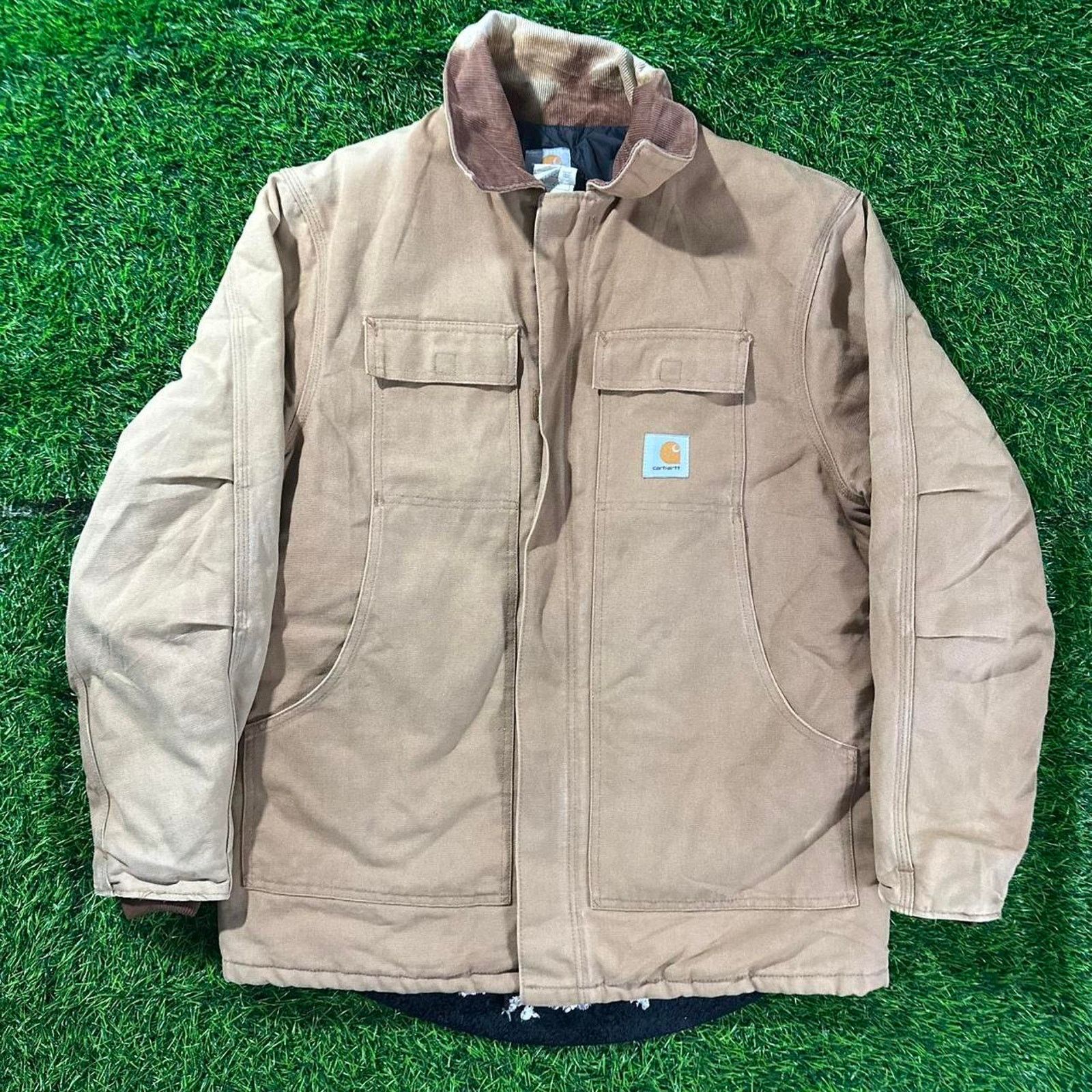 Carhartt Vintage Carhartt Workwear Zip-Up Jacket - XL Size US XL / EU 56 / 4 - 1 Thumbnail