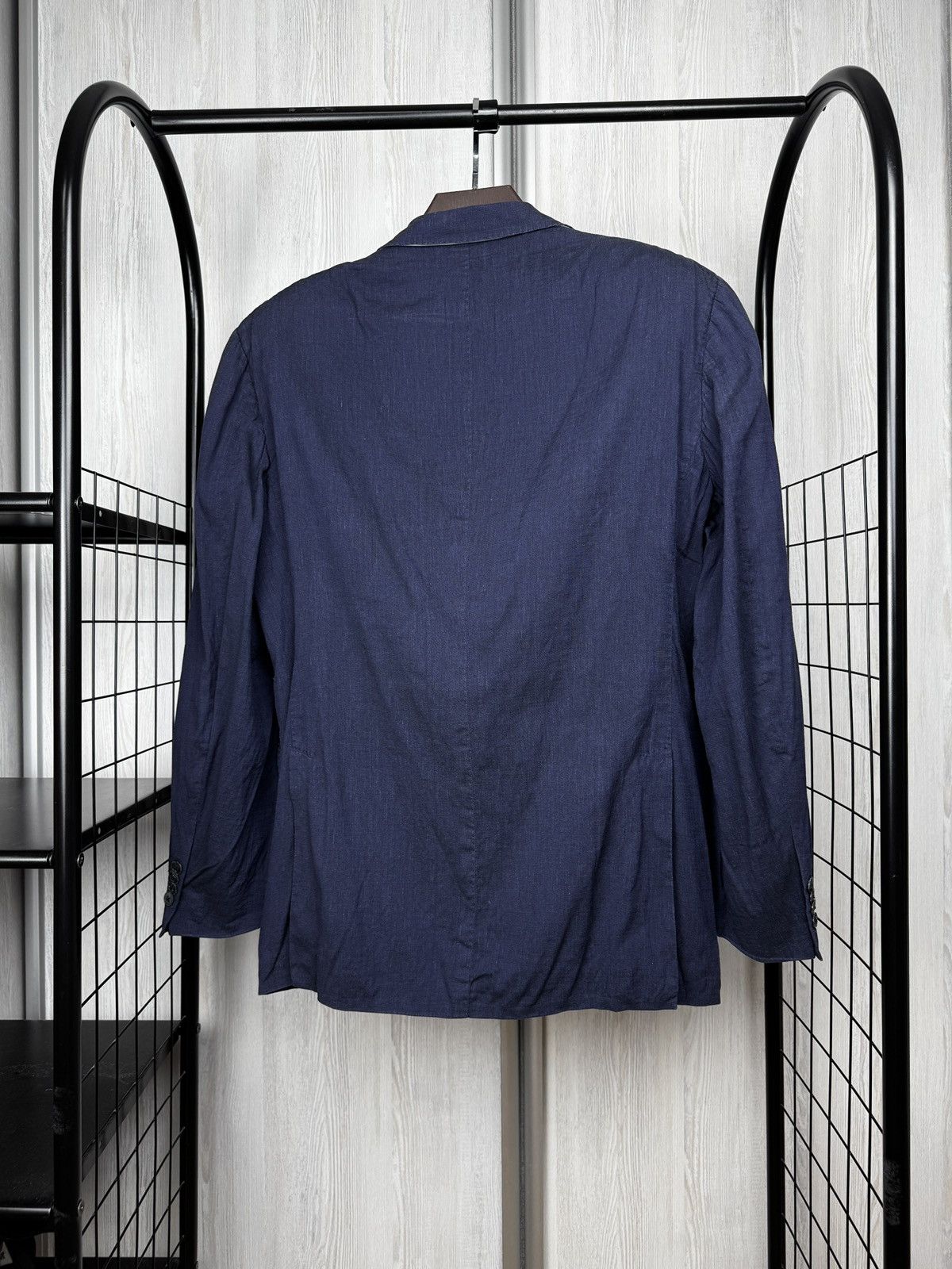 Cantarelli Cantarelli linen cot absolute light navy blue jacket blazer Size 42R - 7 Thumbnail