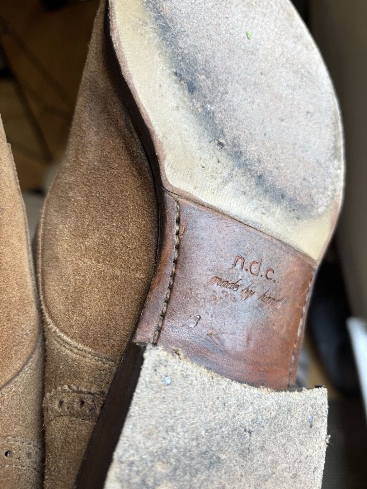 n.d.c. made by hand n.d.c. made by hand Shoes Men's Brian Derby Suede EU43/US 10 Size US 10 / EU 43 - 7 Thumbnail