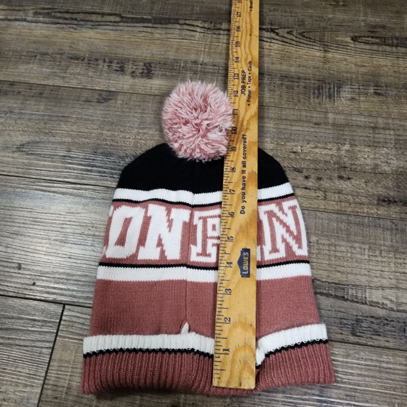 Pink Victoria Secret Pink winter hat beanie 2285 Size ONE SIZE - 4 Thumbnail