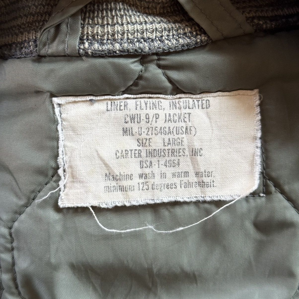 Vintage VTG 1964 US Air Force CWU-9/P Quilted Flying Jacket Liner Size US L / EU 52-54 / 3 - 14 Thumbnail