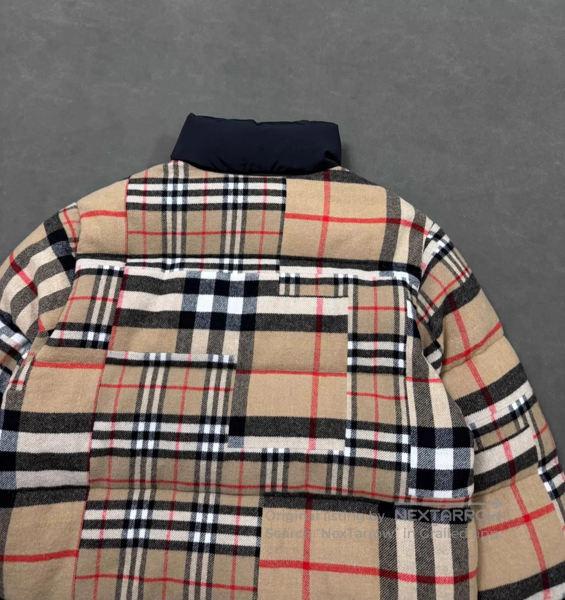 Burberry Plaid Quilted Patchwork Jacket with High Collar. Size US M / EU 48-50 / 2 - 5 Thumbnail