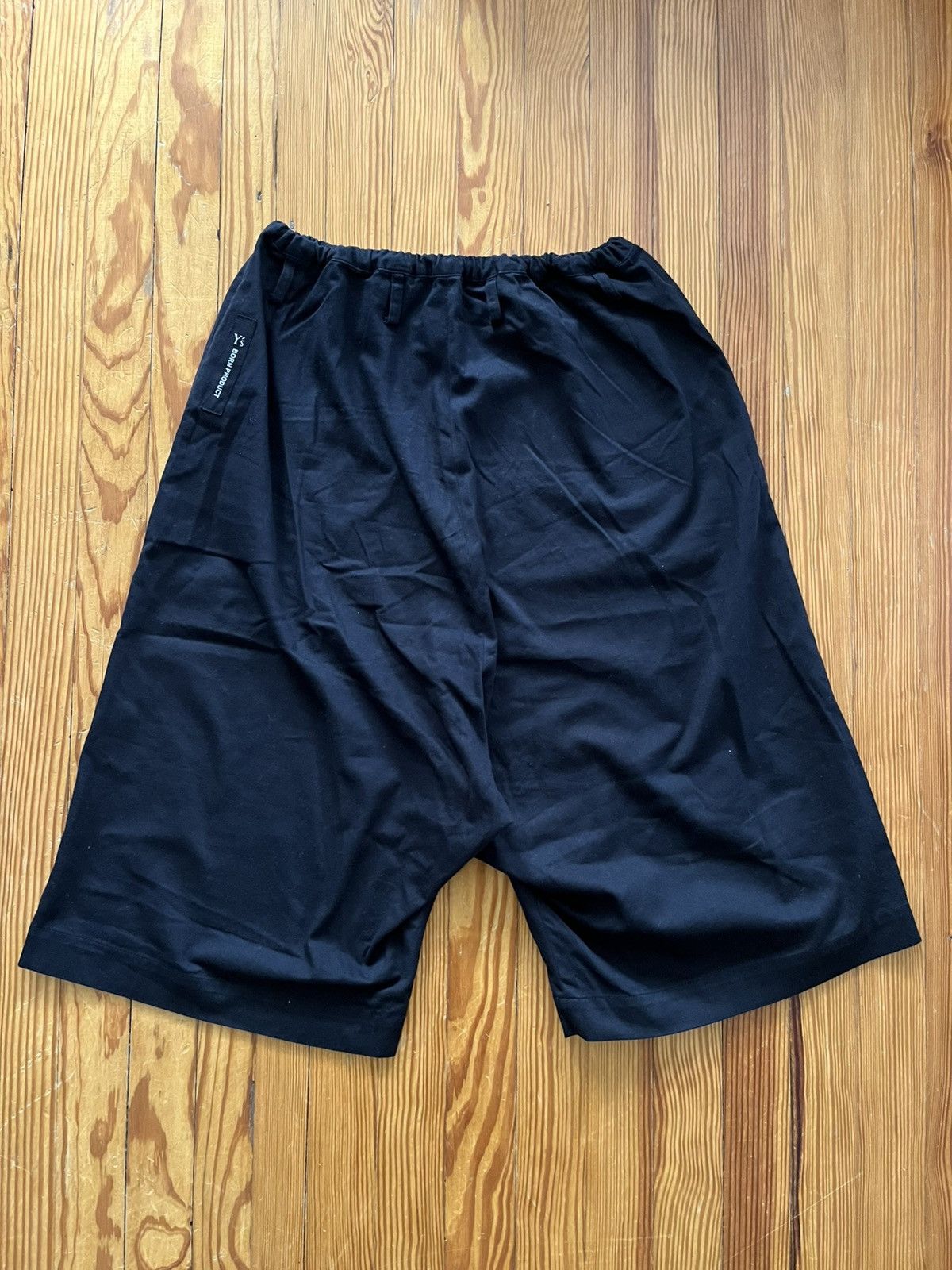 Yohji Yamamoto Yohji Yamamoto Y’s Wide Long Twill Shorts Black Size US 30 / EU 46 - 2 Thumbnail