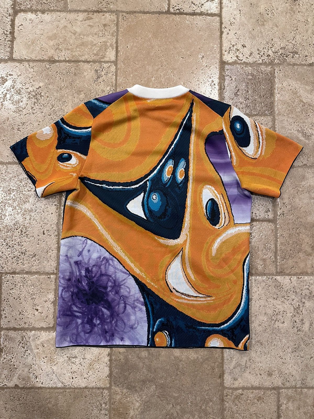 Dior Dior x Kenny Scharf SS21 Crossover Grapic Knit T-Shirt Size US M / EU 48-50 / 2 - 8 Thumbnail