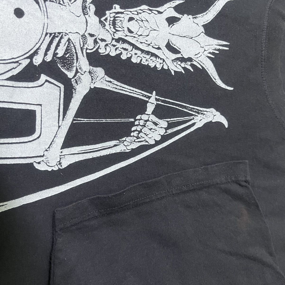 WWE Rare Vintage Y2K Rob Van Dam Dragon Skeleton Tees WWE Size US L / EU 52-54 / 3 - 10 Thumbnail