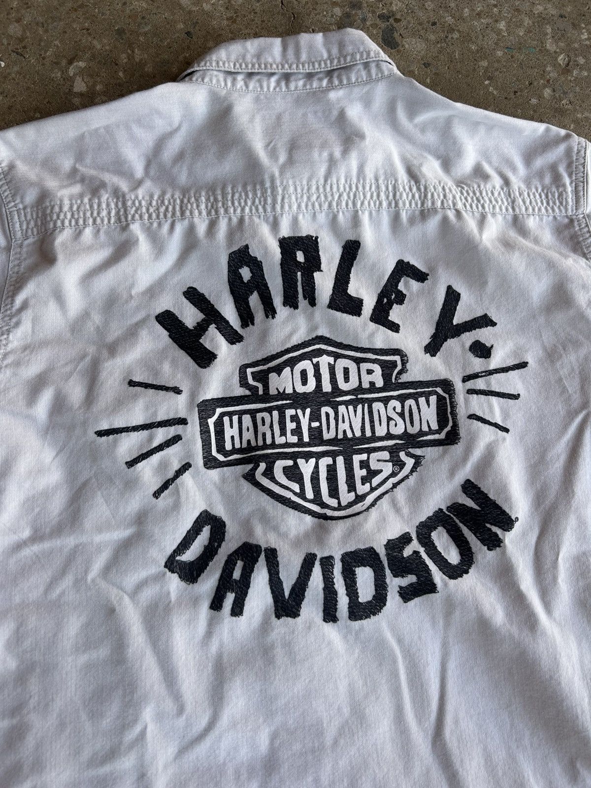 Harley Davidson Vintage Harley button up Size US L / EU 52-54 / 3 - 3 Thumbnail