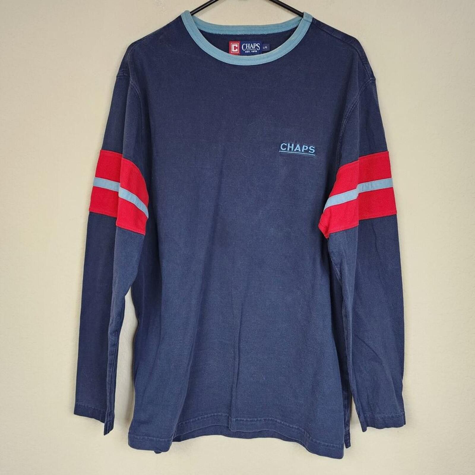 Chaps Large Vintage Chaps Long Sleeve Shirt Size US L / EU 52-54 / 3 - 1 Thumbnail