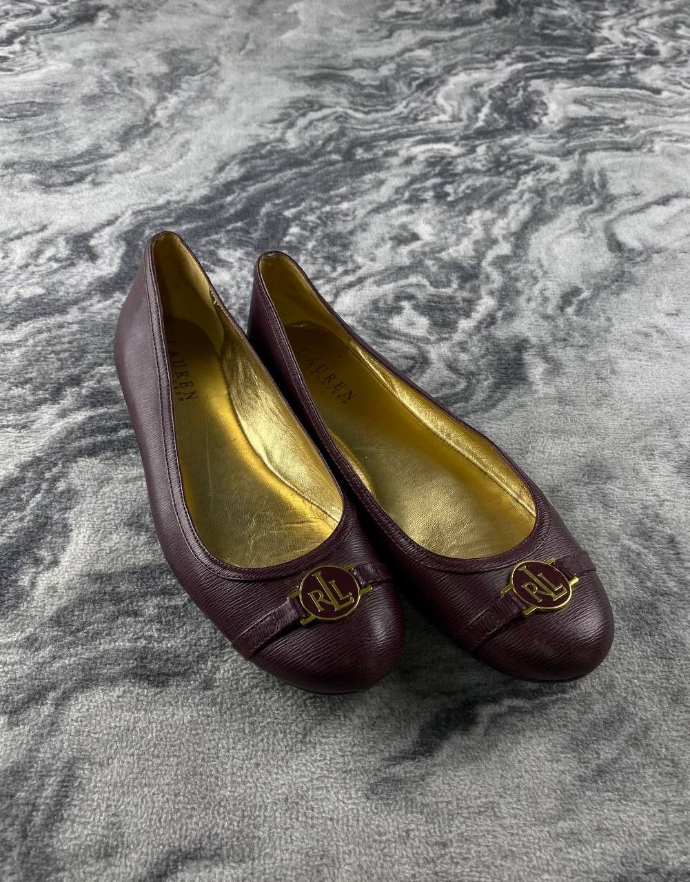 Lauren Ralph Lauren Lauren Ralph Lauren Leather Ballet Flats Women Size 8.5 Size US 8.5 / IT 38.5 - 1 Thumbnail