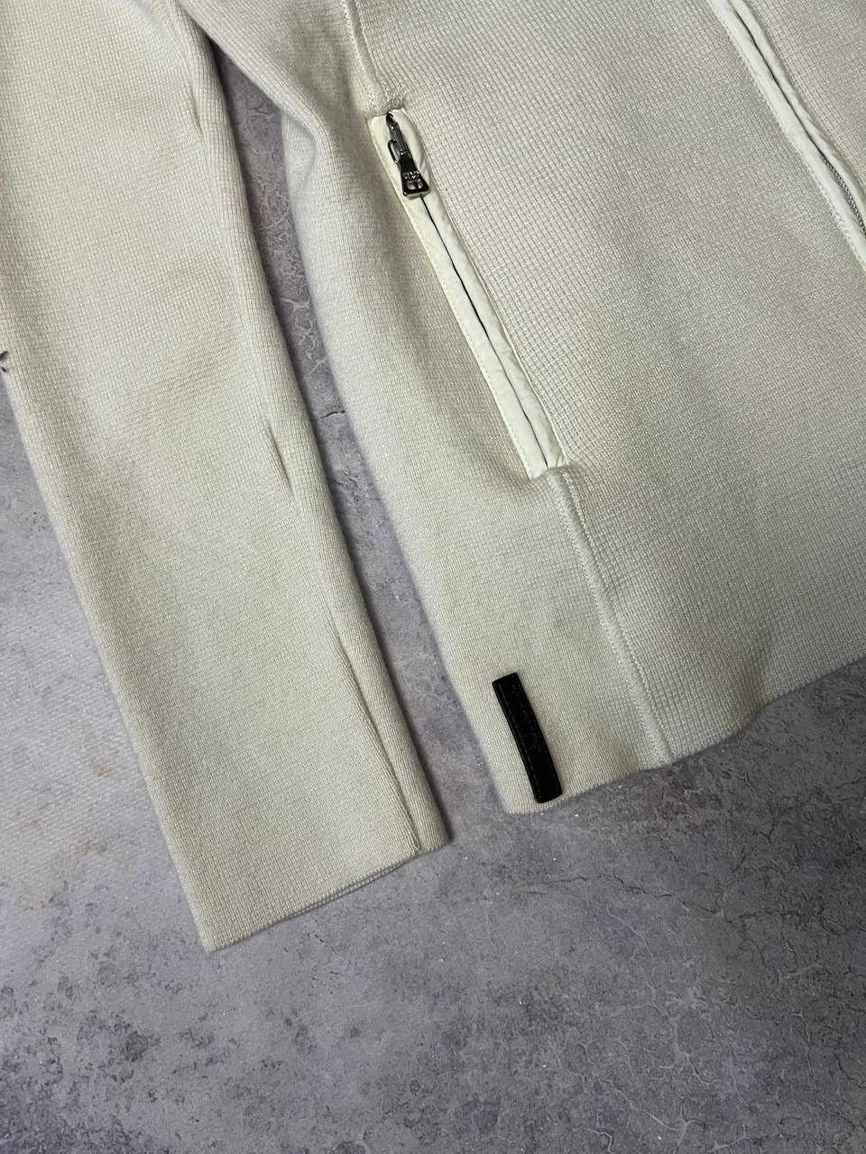 Designer × Prada Prada Zip-Hoodie Sweater Wool 100% Luxury Black Logo Size M / US 6-8 / IT 42-44 - 9 Thumbnail