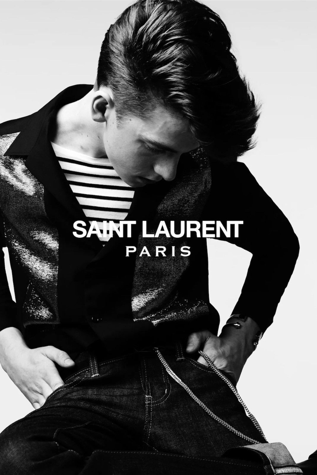 Saint Laurent Paris Hedi Slimane SS2013 SAINT LAURENT D01 Raw Blue Denim Jeans Size US 28 / EU 44 - 3 Thumbnail
