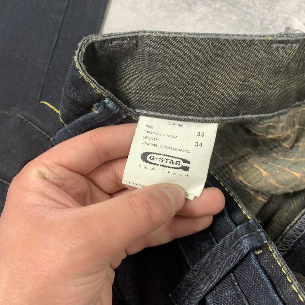 G-Star Vintage Y2K G-Star Raw Big Logo Jeans Size 33/34 Blue Size US 33 - 14 Thumbnail