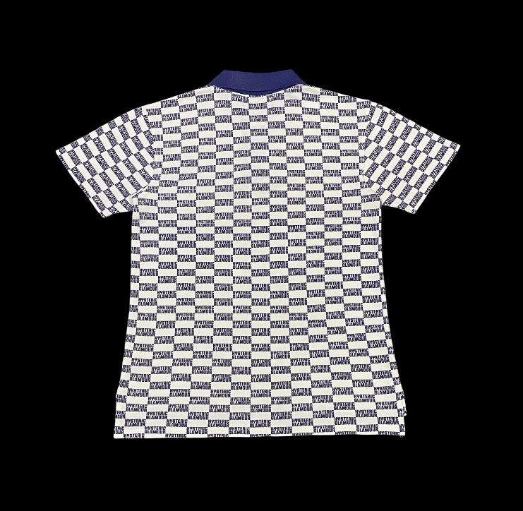 Hysteric Glamour × Japanese Brand Rare🔥Vintage Hysteric Glamour Full Writing Print Polo Shirt Size US M / EU 48-50 / 2 - 2 Thumbnail