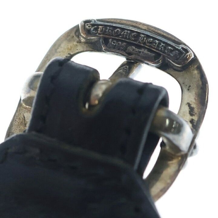 Chrome Hearts Chrome Hearts R&R SLIM TINY BUCKLE LEATHER BRACELET strap Size ONE SIZE - 6 Thumbnail