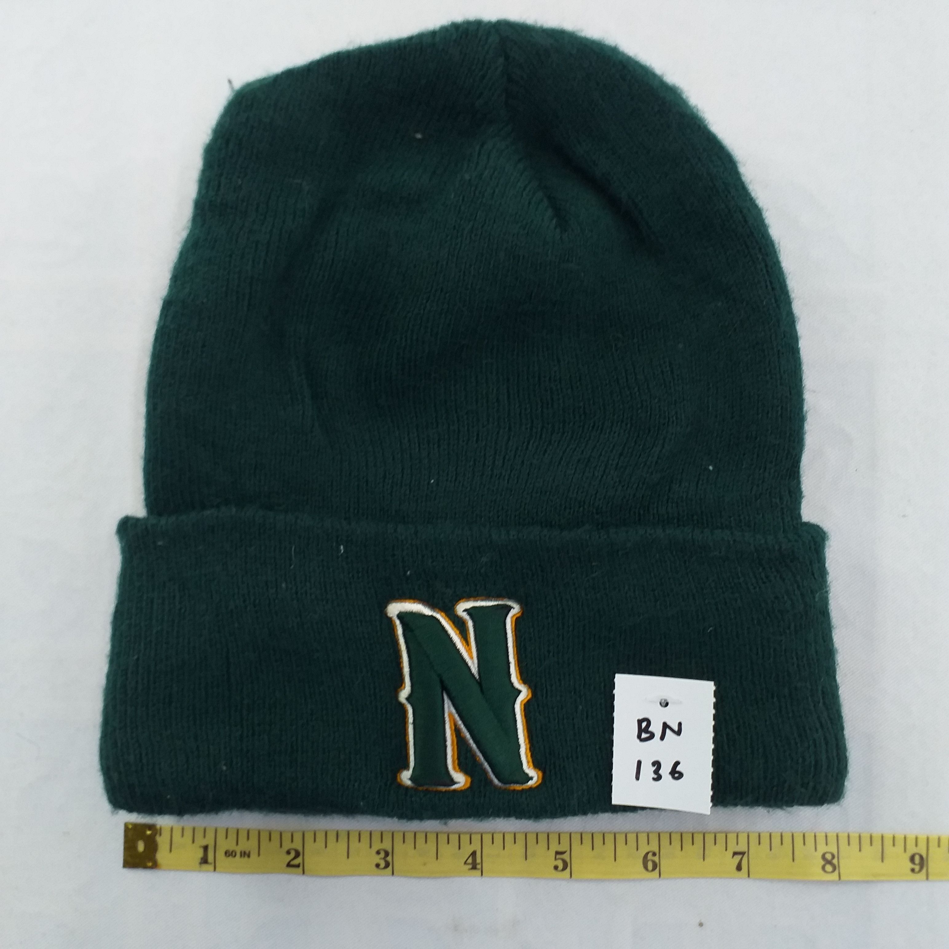 Japanese Brand Letter 'N' Embroidery Snow Cap Hat Beanie -BN136 Size ONE SIZE - 3 Thumbnail