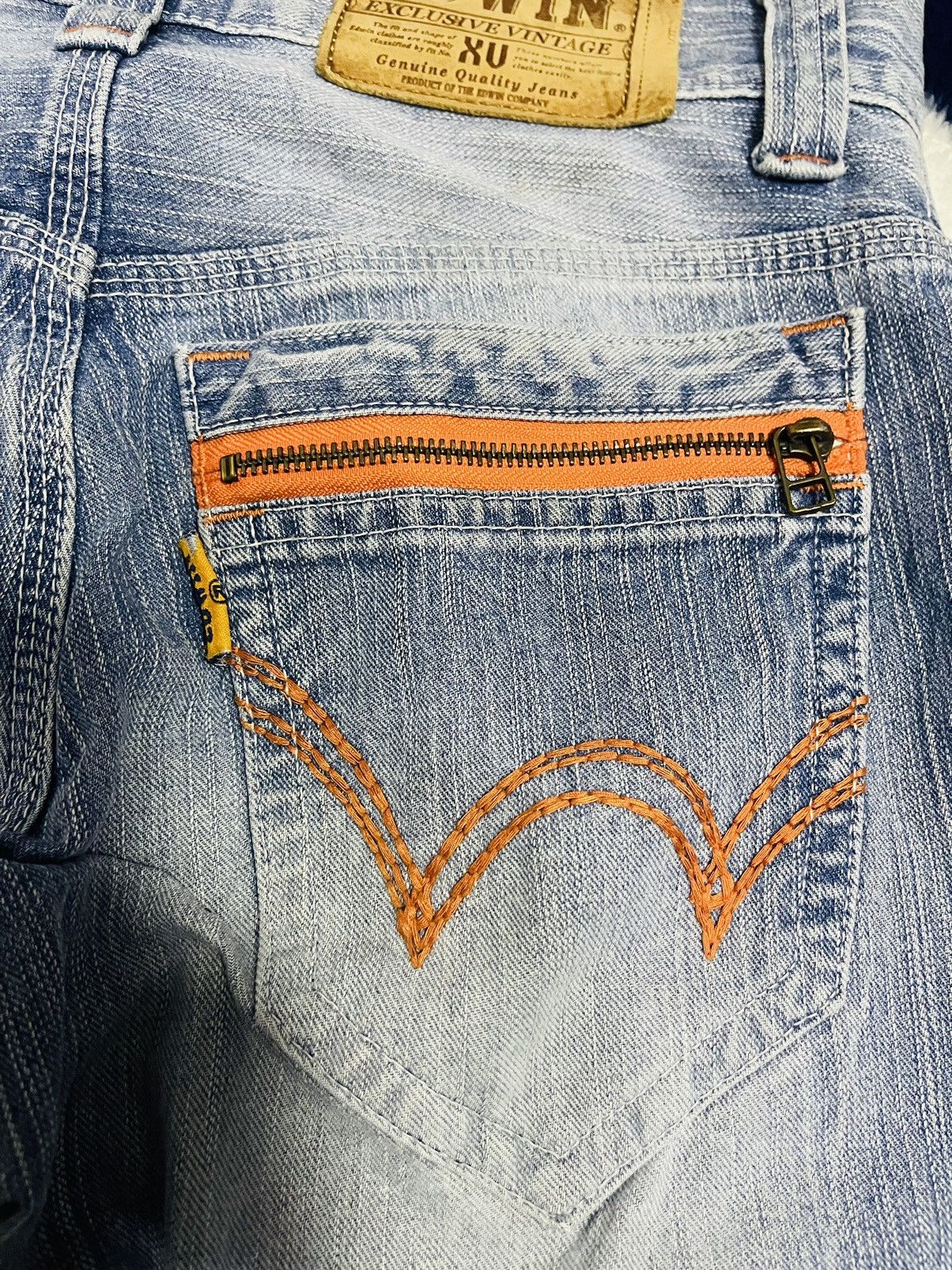 Edwin × Japanese Brand Edwin Distressed Jeans (16) Size US 30 / EU 46 - 4 Thumbnail
