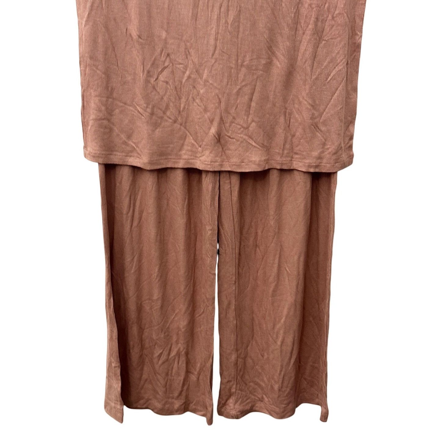 Nordstrom Nordstrom Pajama Set Ribbed Mauve Pink Women's XS NWOT Size XS / US 0-2 / IT 36-38 - 3 Thumbnail