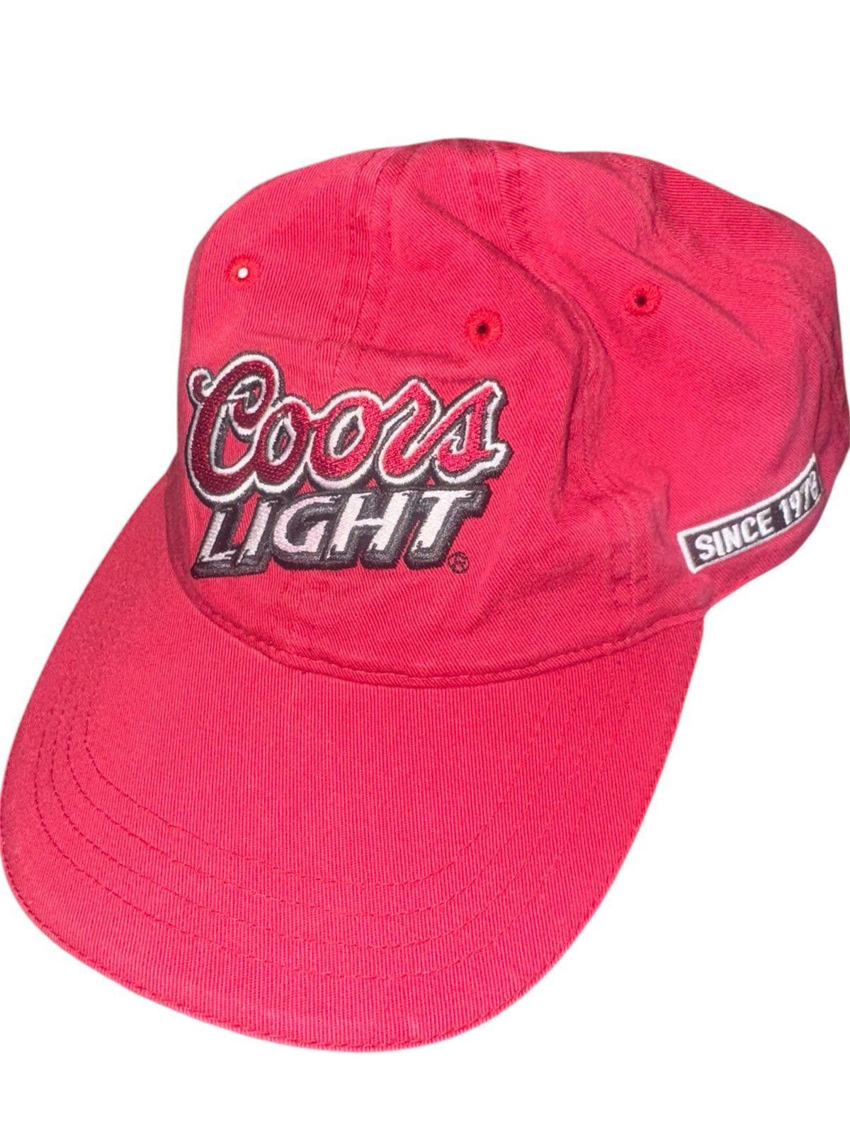 J. America Coors Light J.America Sportswear Red Cap The Silver Bullet Size ONE SIZE - 1 Thumbnail