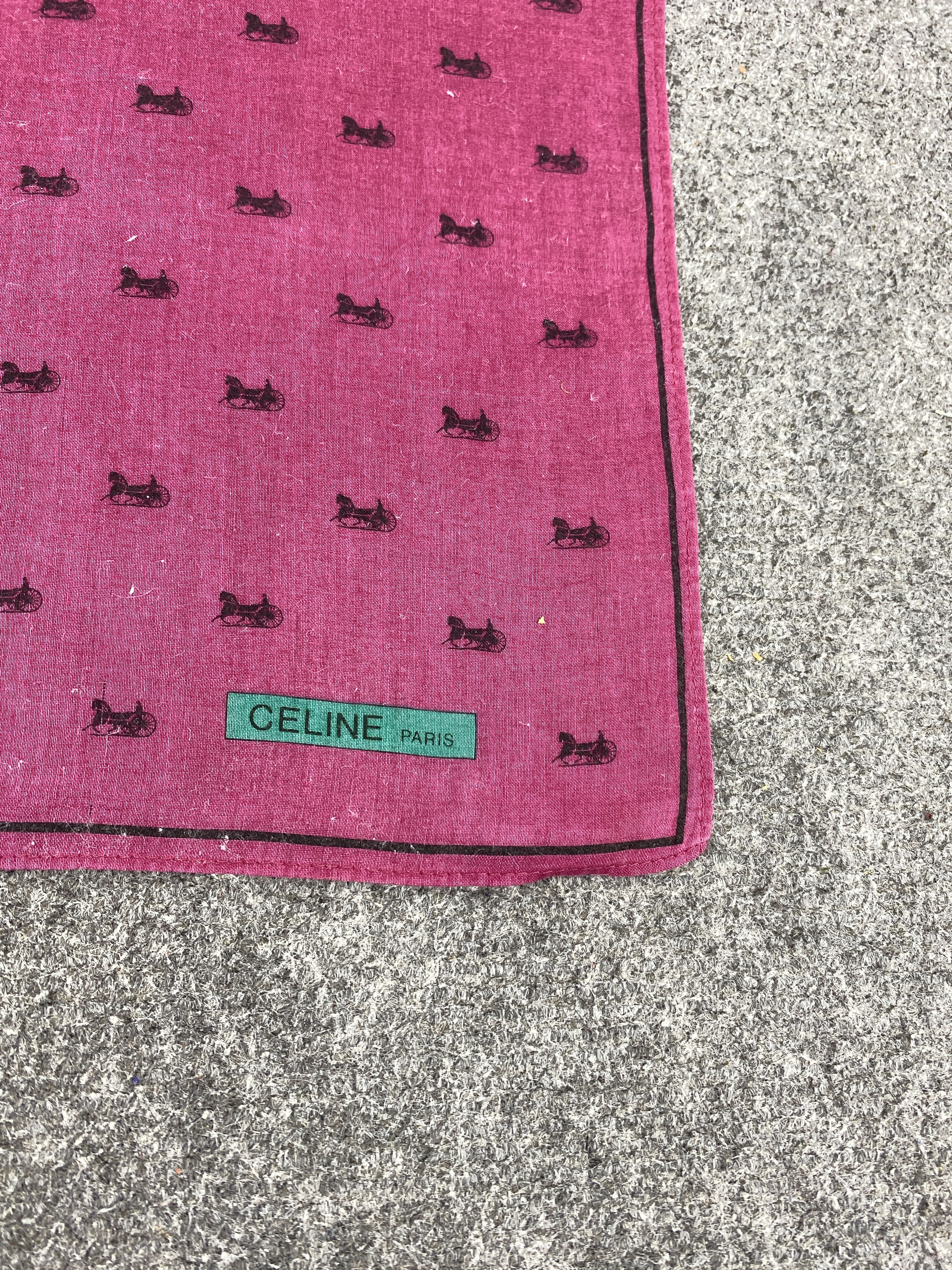 Celine Vintage Celine Handkerchief / Neckerchief KT0359 Size ONE SIZE - 6 Thumbnail