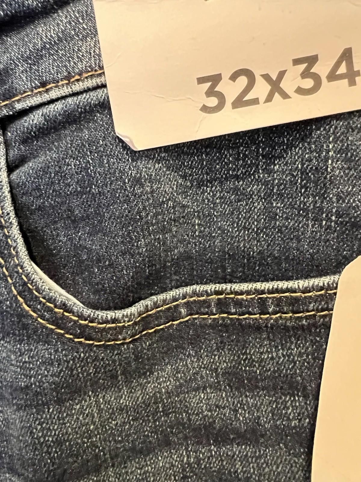 Aeropostale Aeropostale AERO Slim Jeans Mens 32x34 Dark Wash Air Denim Size US 32 / EU 48 - 6 Thumbnail