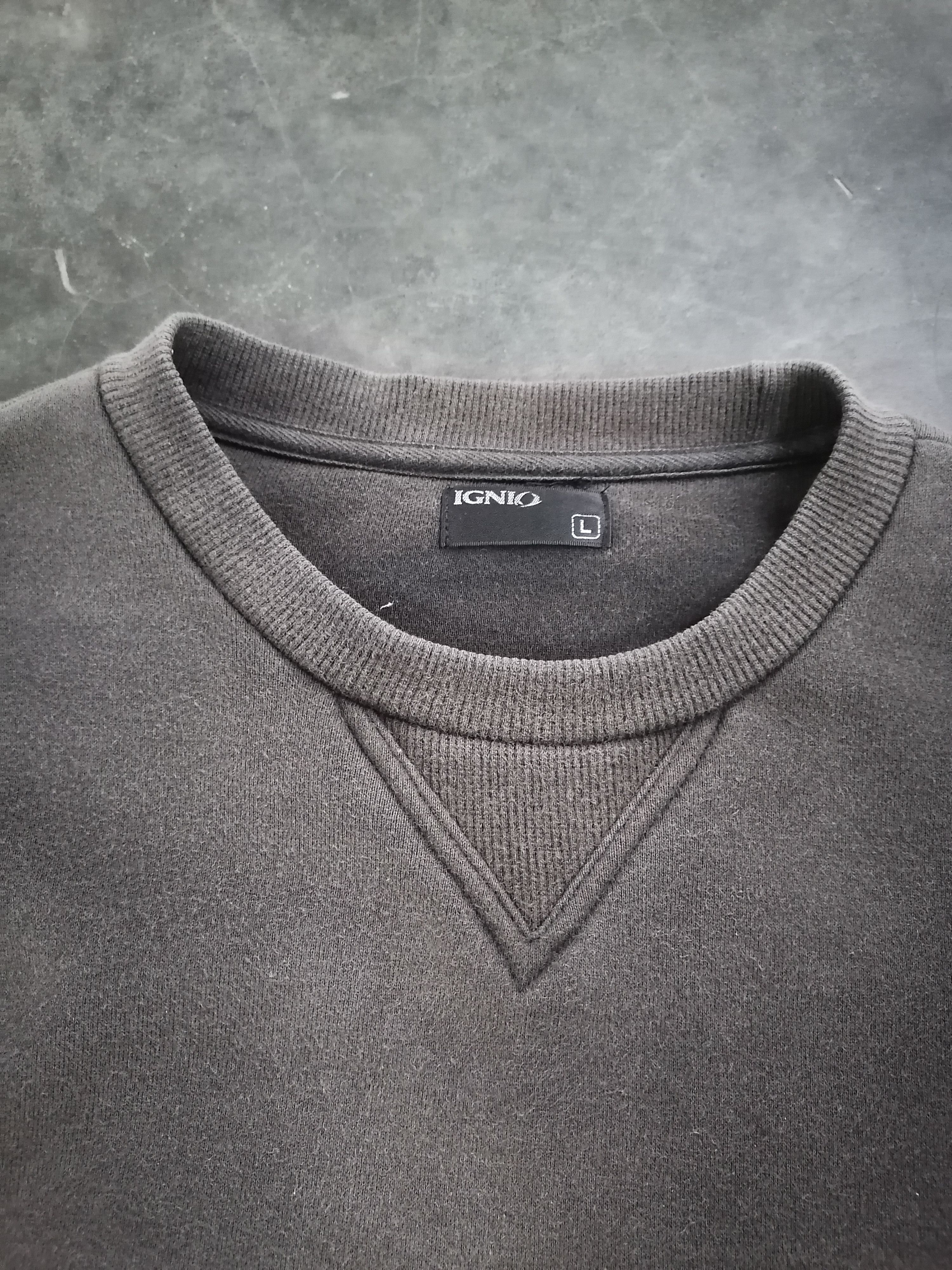 Japanese Brand Trashed Faded Ignio Reverse Weave Sweatshirts Size US L / EU 52-54 / 3 - 4 Thumbnail